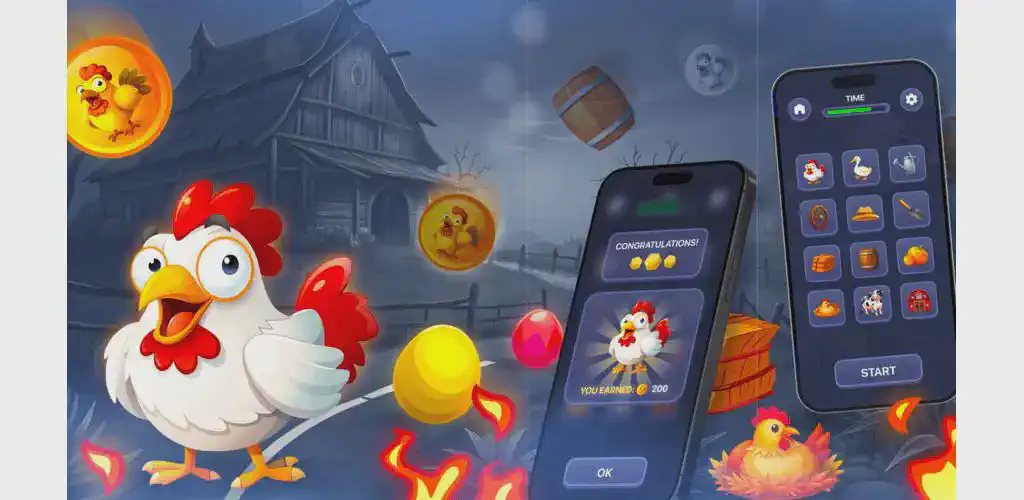 Download the Chicken road game at Valor casino